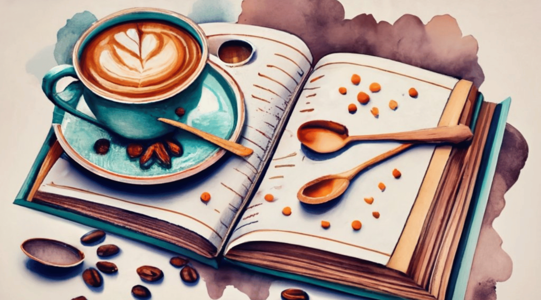 coffee cookbook vintage fun-reading vintage