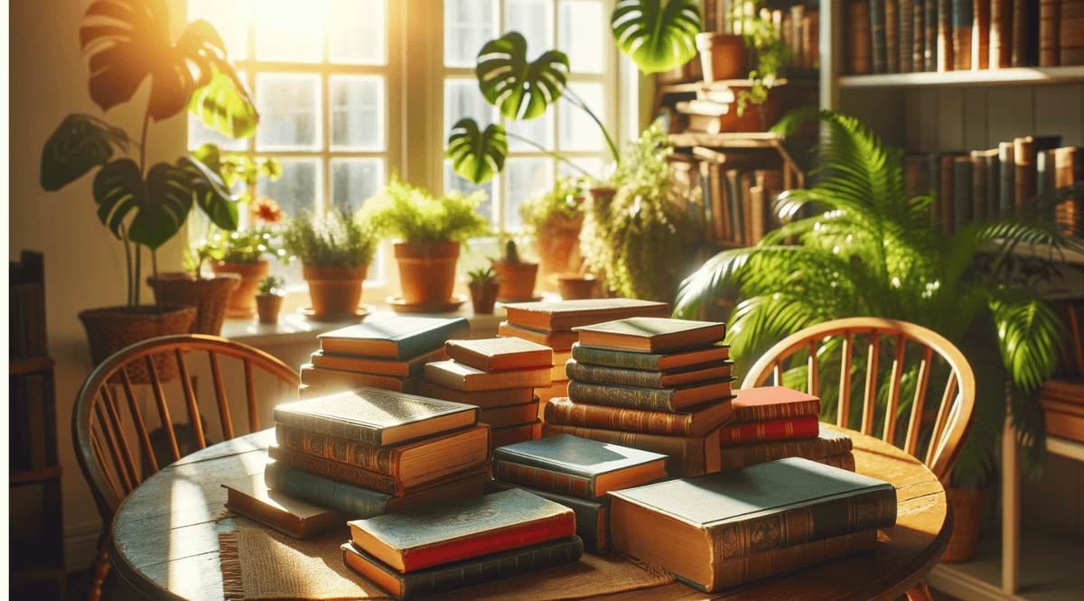 vintage reading books