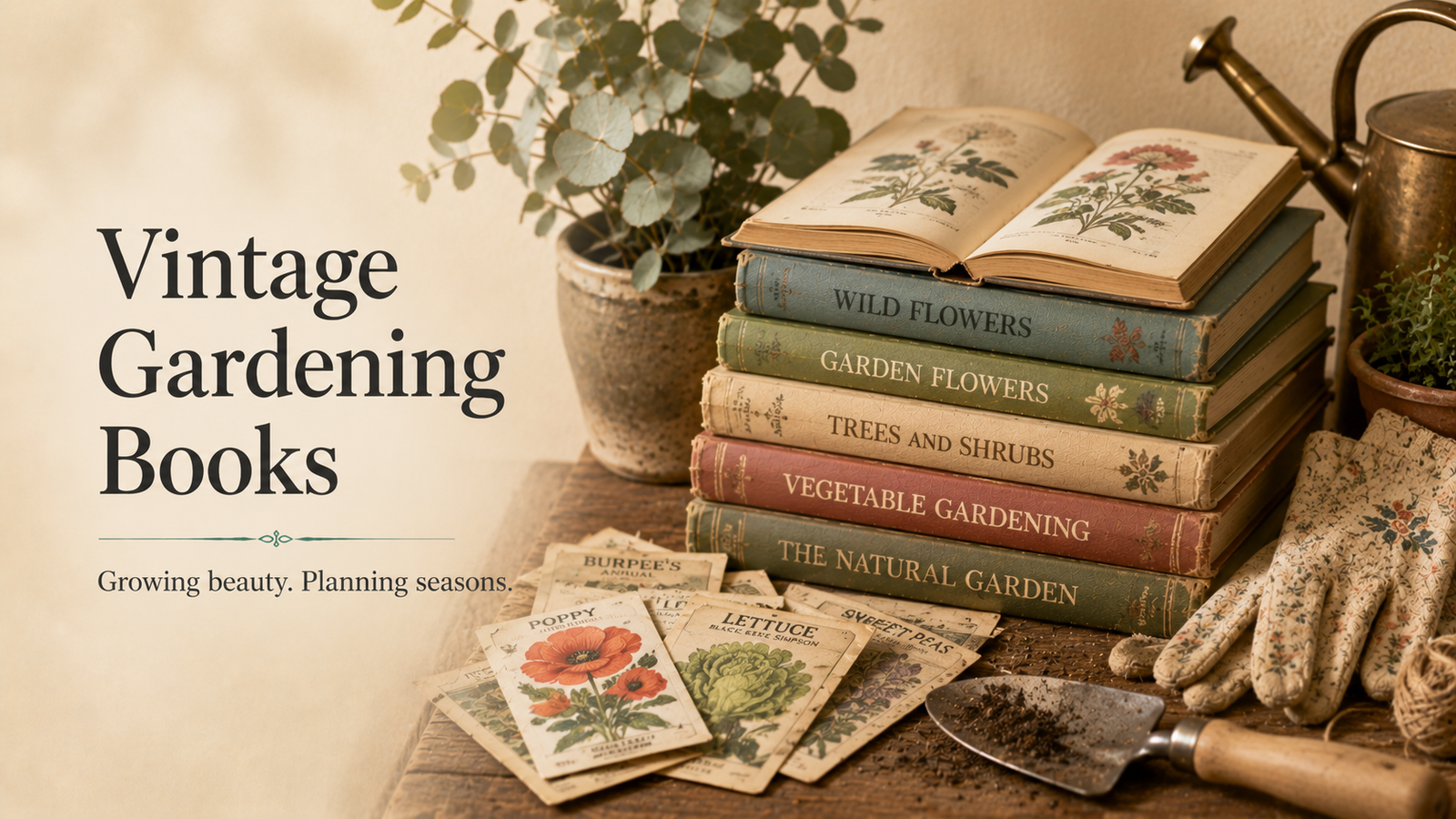 Vintage Gardening Books