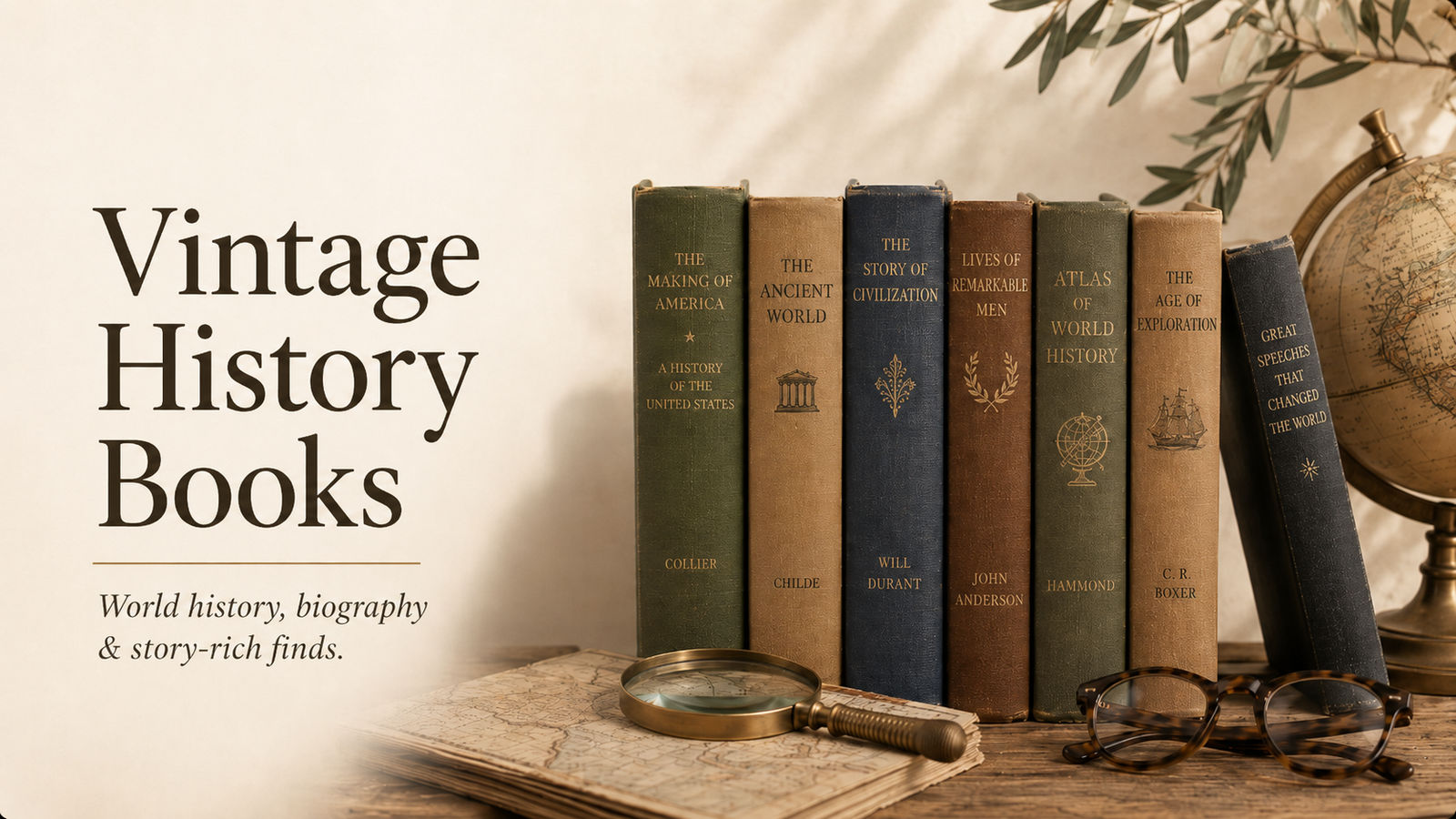 Vintage History Books