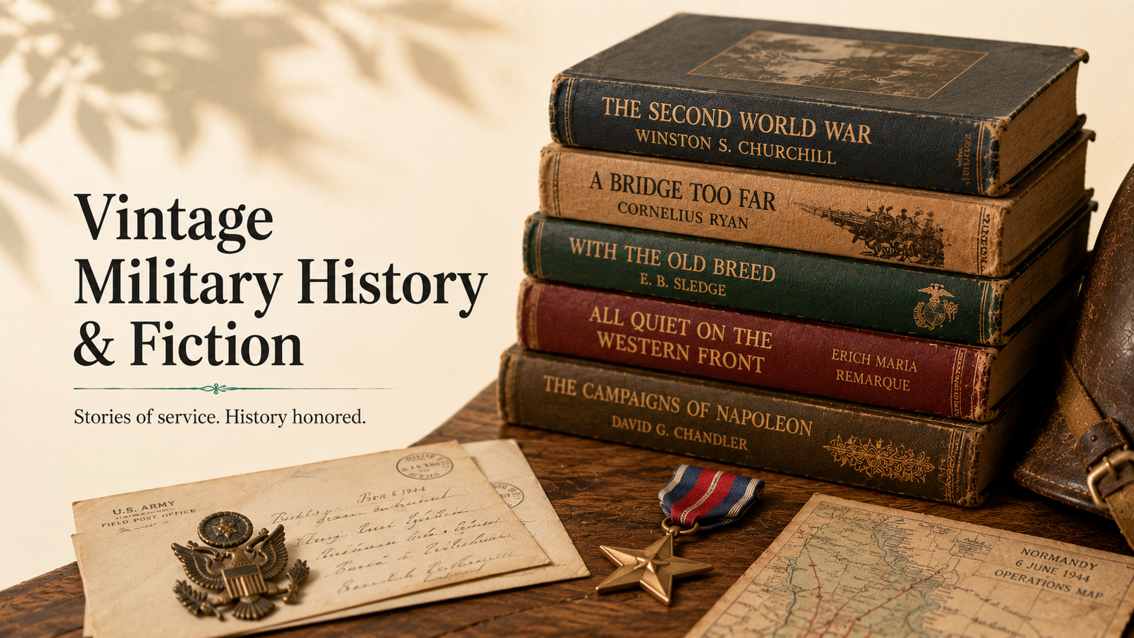 Vintage Military History and Fiction