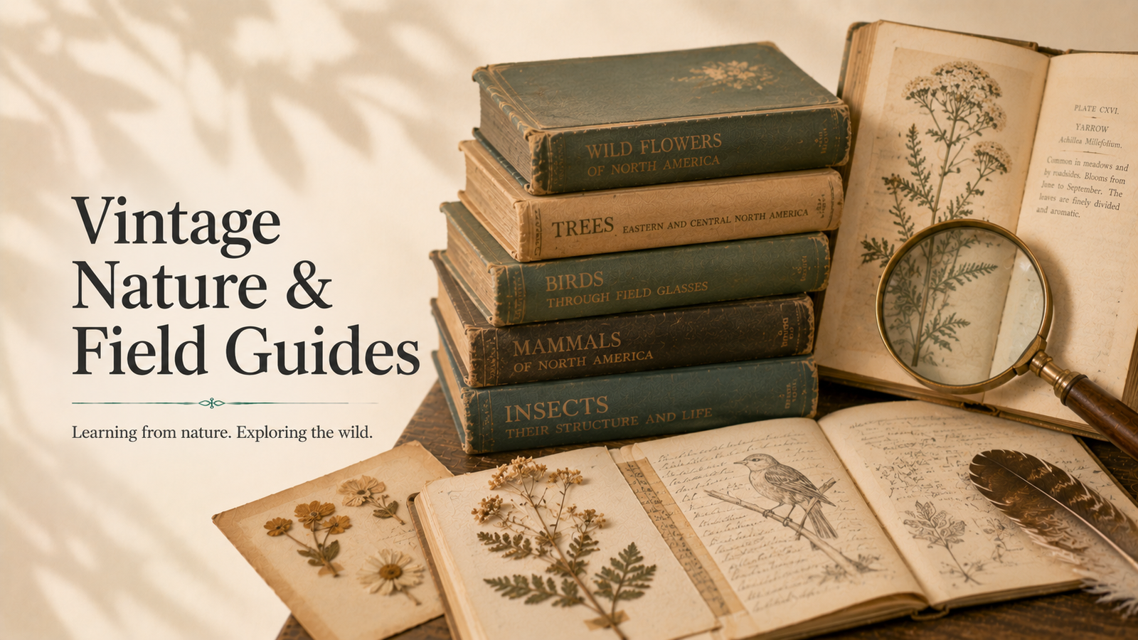 Vintage Nature & Field Guides