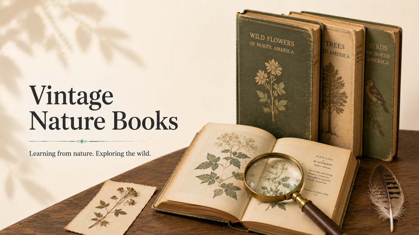 Vintage Nature Books