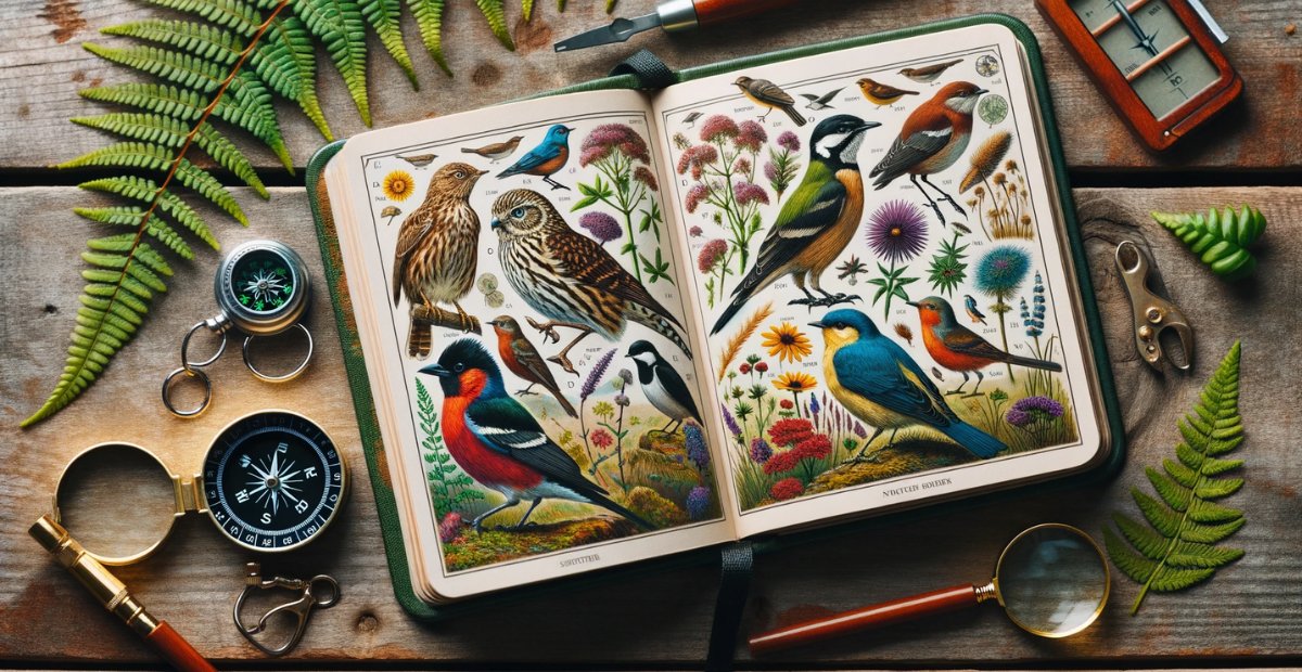 vintage birding books and guides