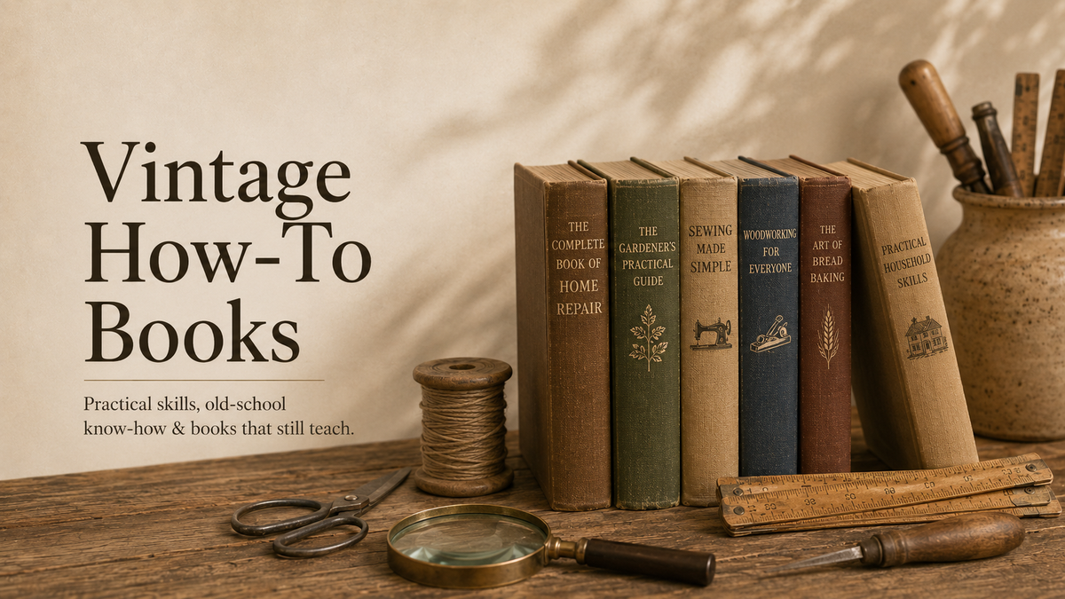 Vintage How To Books