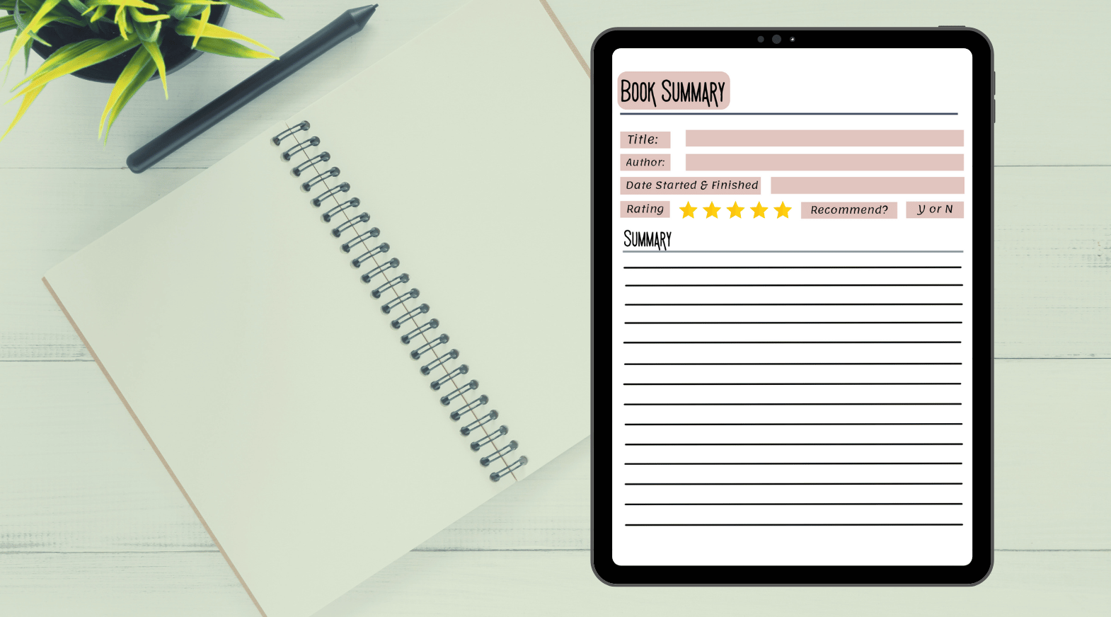 Bookish Digital Downloads-reading vintage