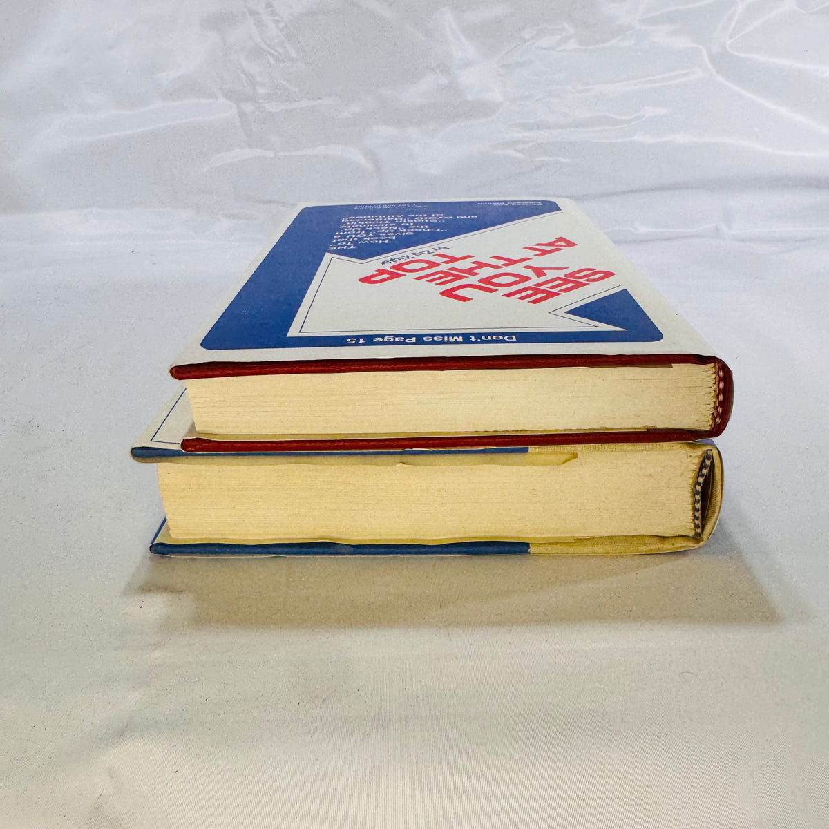 Two Vintage Zig Ziglar Hardcover Books: "See You At the Top" (1988) & "Secrets of Closing the Sale" (1984)
