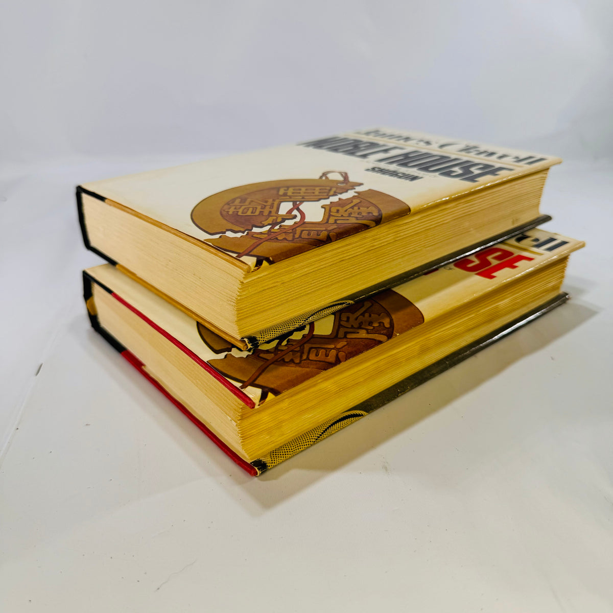 Noble House Volume One & Two by James Clavell 1981 Delecort Press
