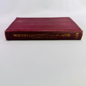 1921 Wiring for Light and Power by Terrell Croft Antique Illustrated Electrical Code Reference Book