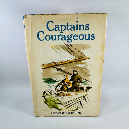 Vintage Nautical Adventure Classic — Captains Courageous (1957) — Rudyard Kipling | Lawrence Beall Smith Dust Jacket, Sea Adventure / Coming-of-Age Fiction