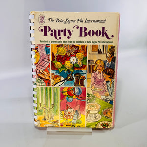 1973 Beta Sigma Phi International Party Book Vintage Spiral Party Planning and Entertaining Guide