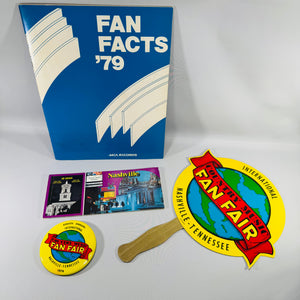 1979 Country Music Fan Fair Memorabilia Bundle MCA Records Fan Facts Booklet Nashville Souvenirs