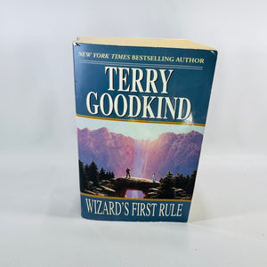 Wizard's First Rule by Terry Goodkind 1995 Tor Fantasy Paperback Sword of Truth Book 1