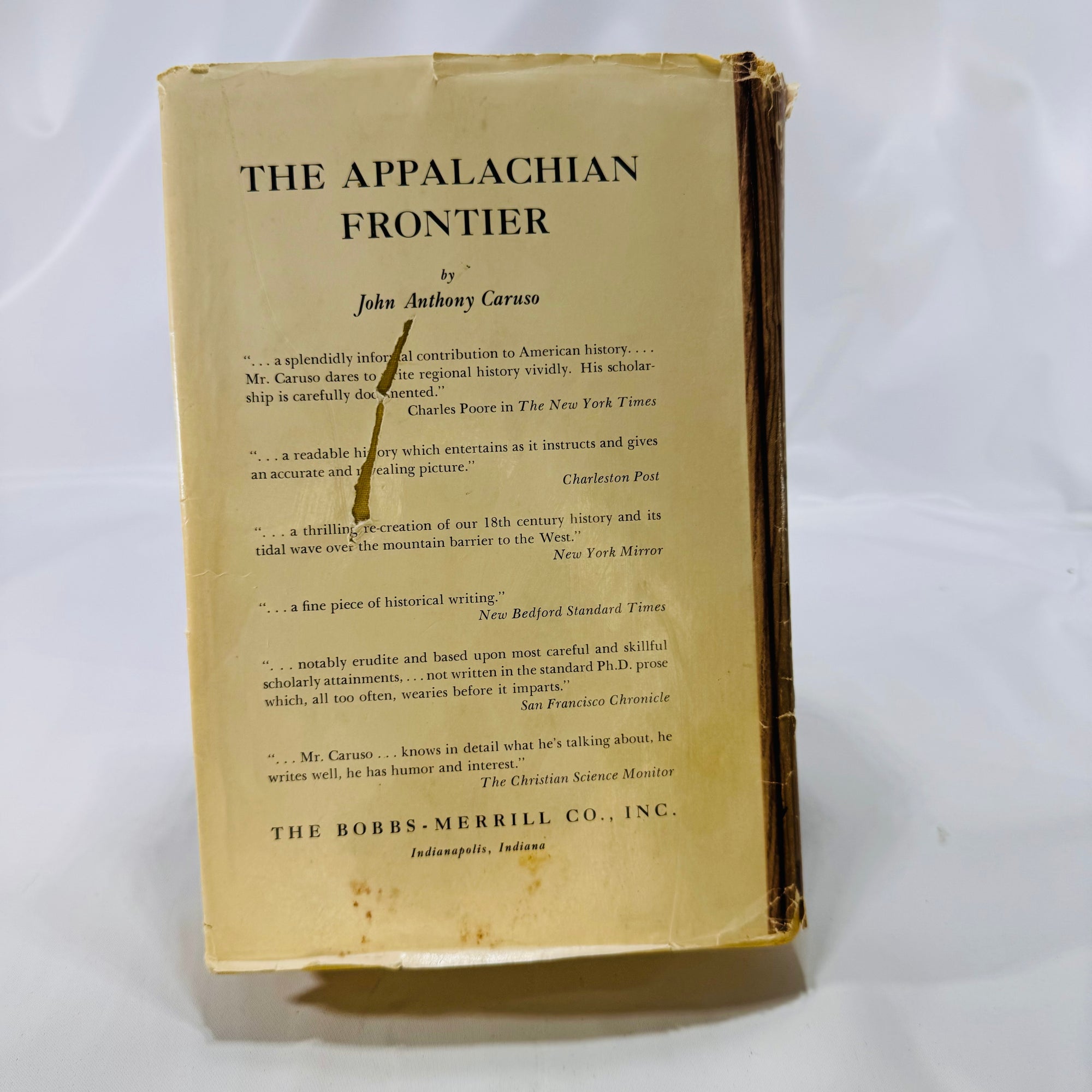 The Great Lakes Frontier An Epic of the Old Northwest  by John Anthony Caruso 1961 First Edition The Bobbs-Merrill Co.