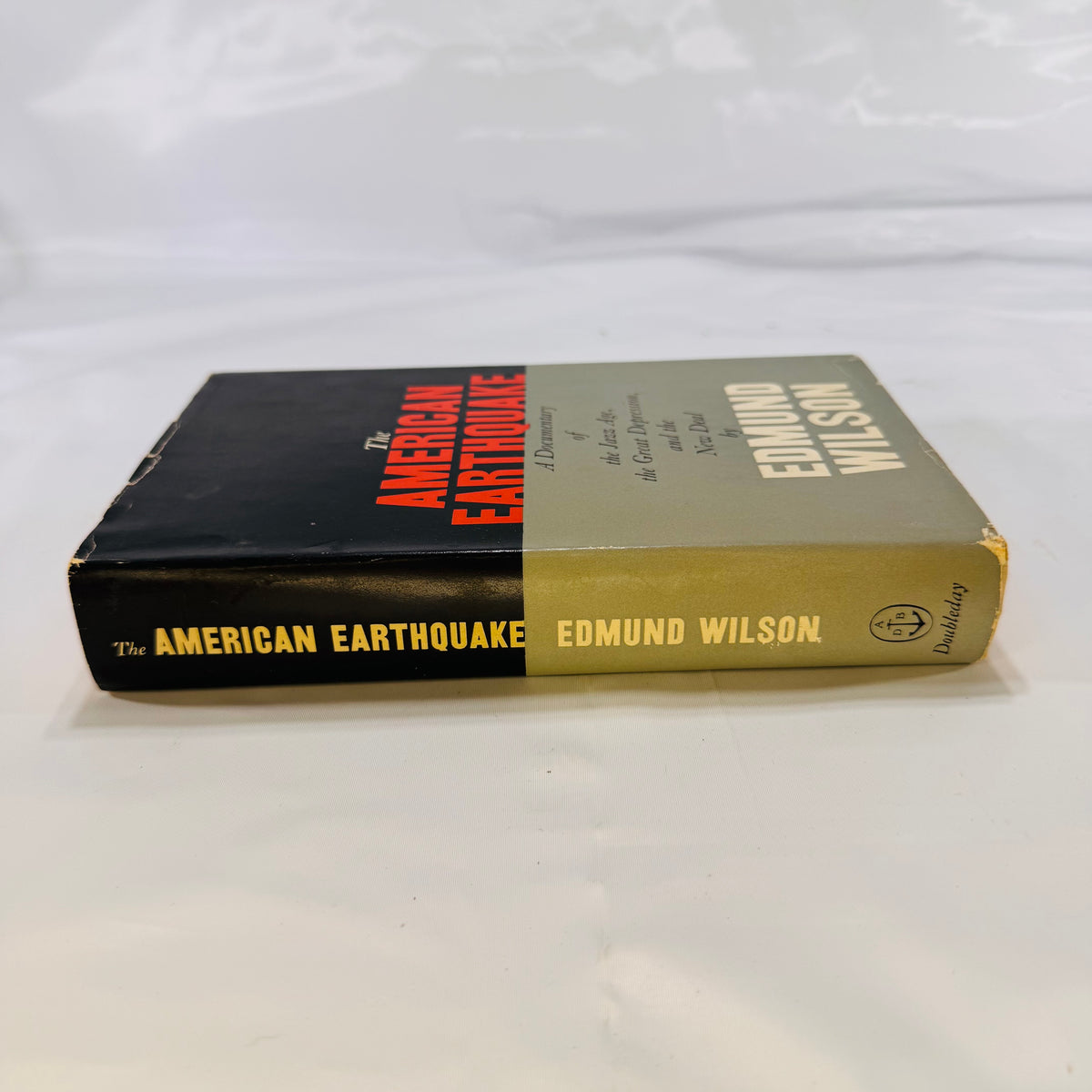 The American Earthquake by Edmund Wilson (1958), Doubleday Anchor Books, Hardcover with Dust Jacket