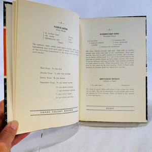 Amana Colony Recipes compiled by The Ladies Auxiliary of Homestead Welfare Club Iowa 1976