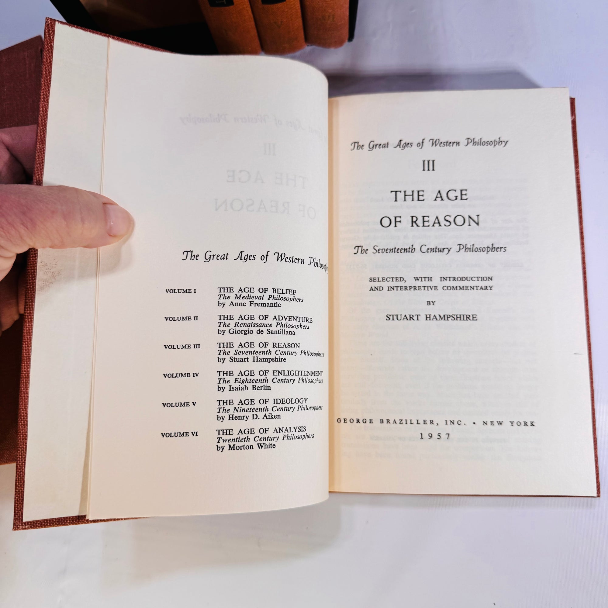 The Age of Ideology in Six Volumes (1957), George Braziller, Inc.