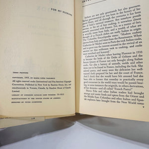 The Italian Cookbook by Maria Luisa Taglienti (1955), Vintage Hardcover Cookbook