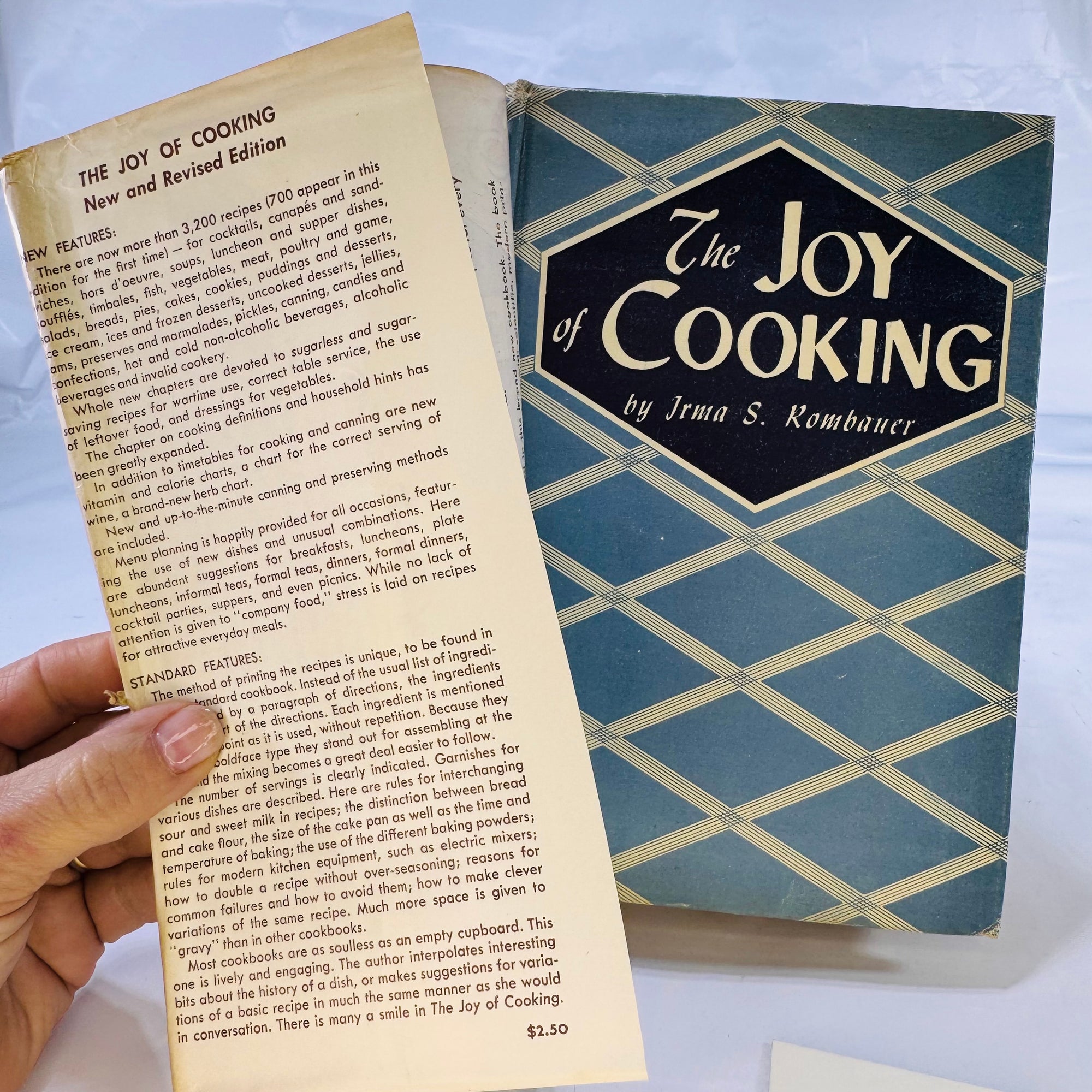 The Joy of Cooking by Irma S.Rombauer 1943 The Bobbs- Merrill Company