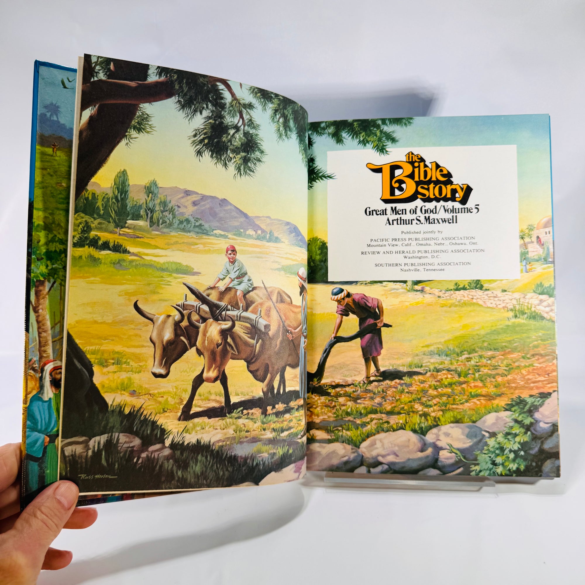 The Bible Story by Arthur Maxwell, Volume 5: Great Men of God (1975) – A Beautifully Illustrated Retelling of Kings and Prophets