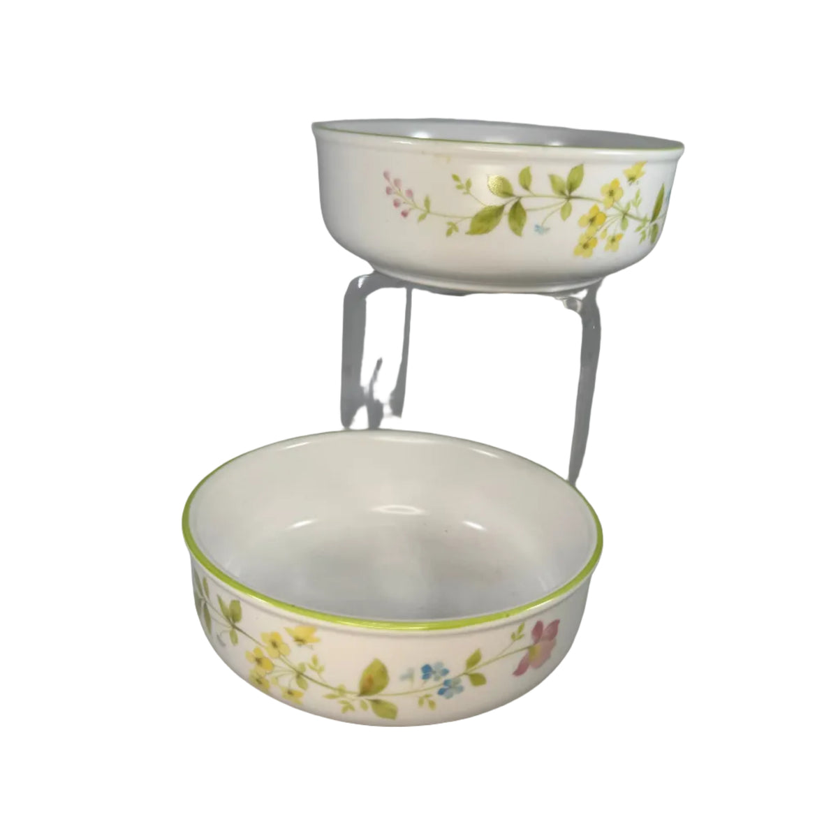 Two  Vintage Noritake Progression China Clear Day Bowls | Progression china floral bowls