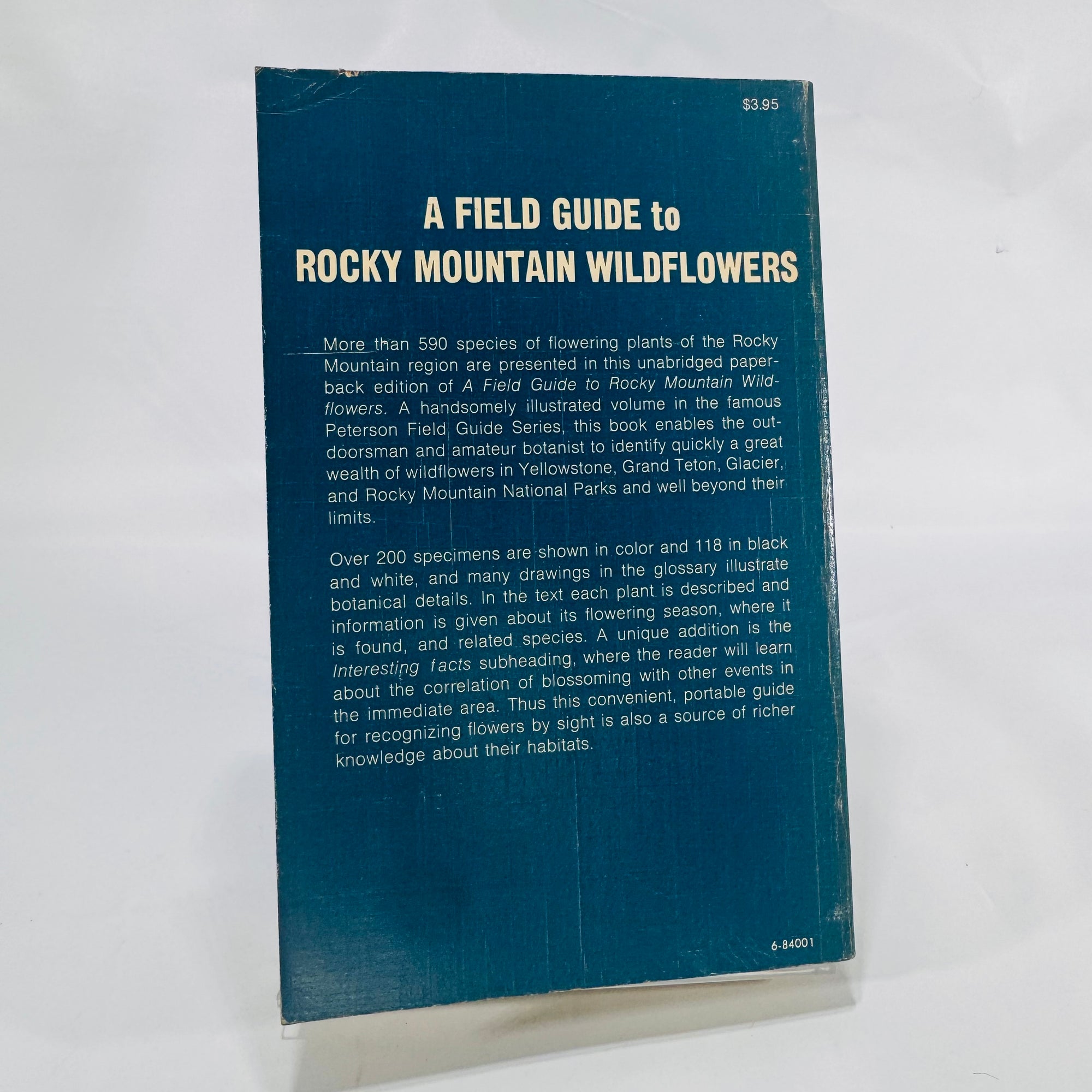 A Field Guide to Rocky Mountain Wildflowers by Craighead, Craighead & Davis (1974), Peterson Field Guides, Paperback