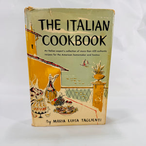 The Italian Cookbook by Maria Luisa Taglienti (1955), Vintage Hardcover Cookbook