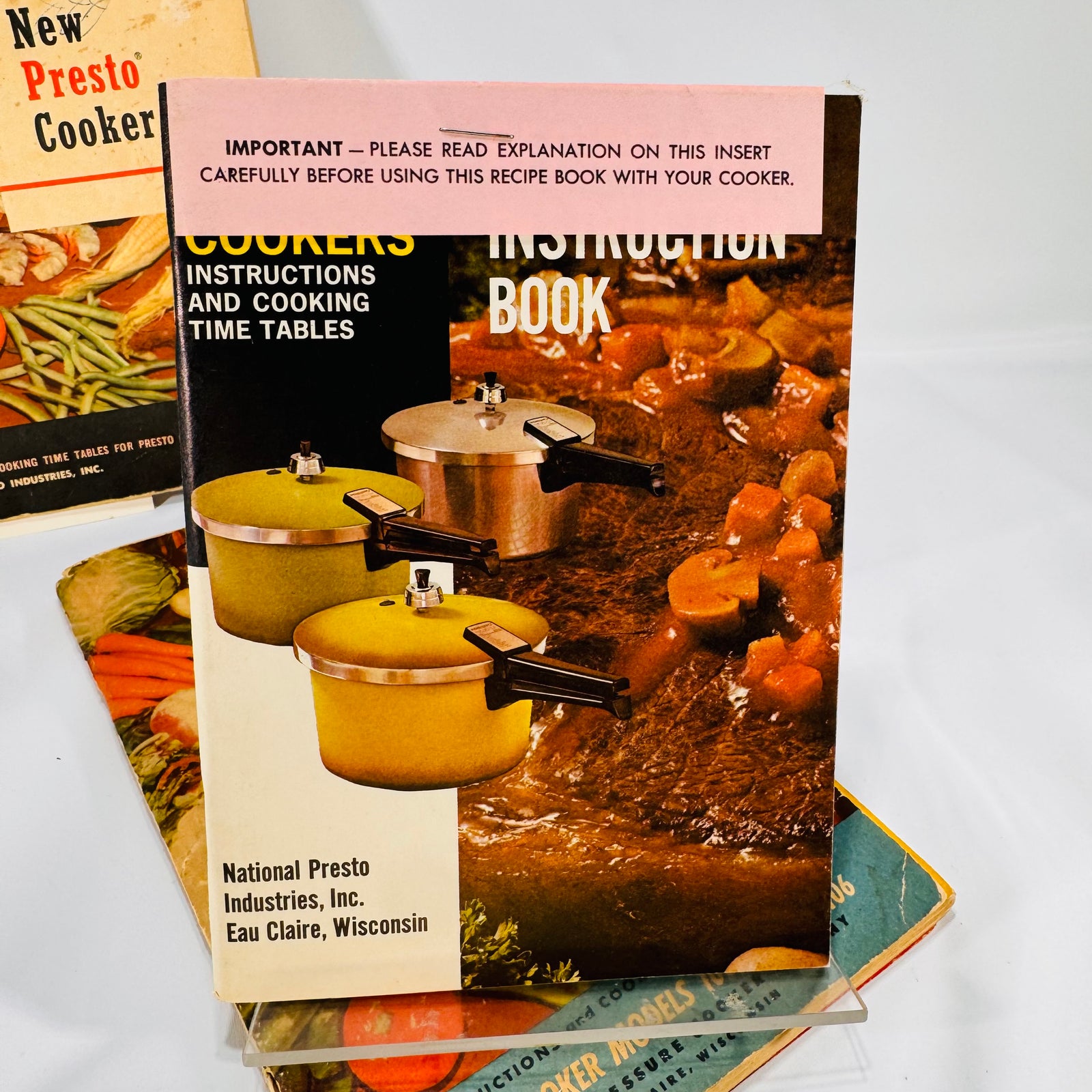Vintage National Preto Cooker Instruction & Cooking Pamphlets Bundle by National Presto Industrys Inc.