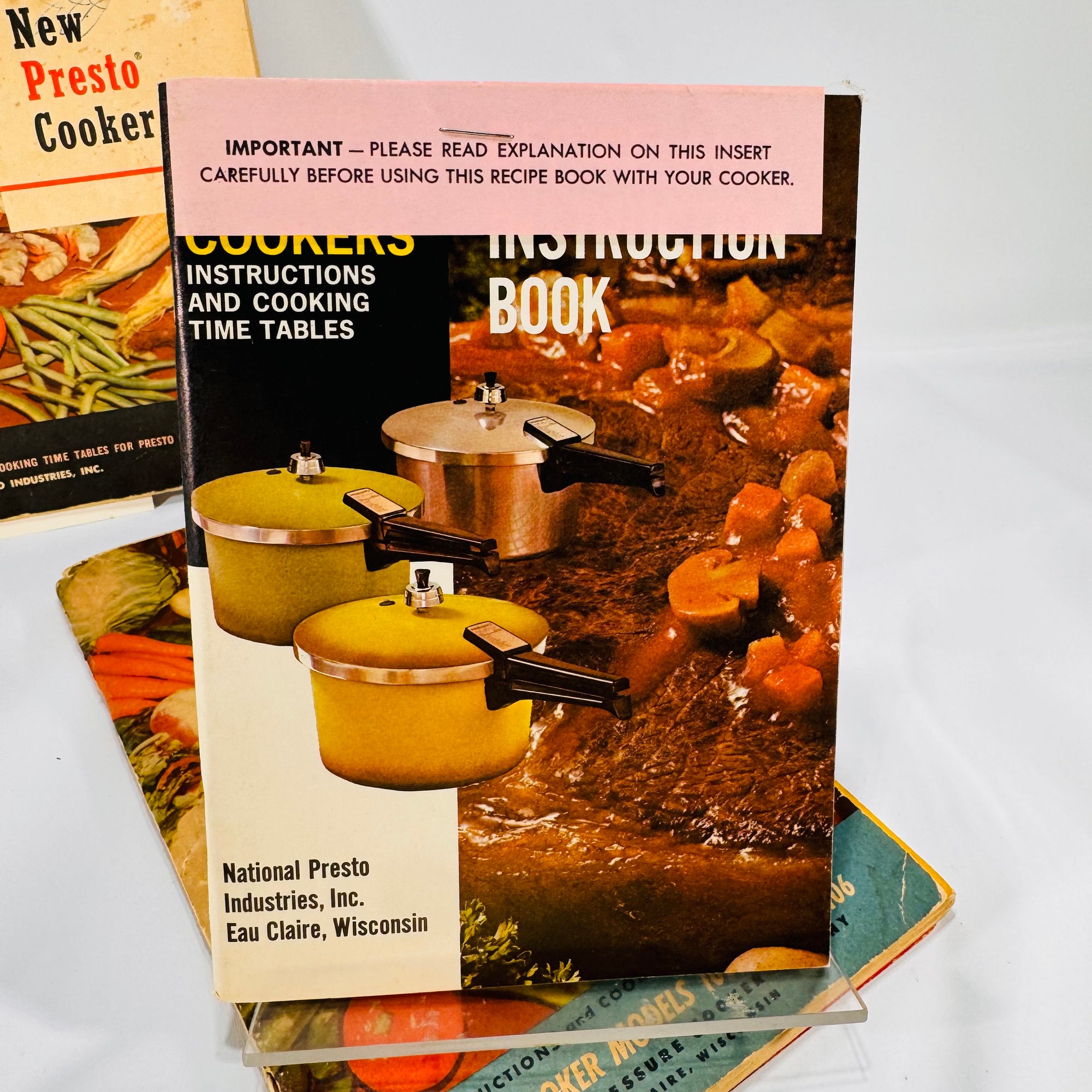 Vintage National Preto Cooker Instruction & Cooking Pamphlets Bundle by National Presto Industrys Inc.