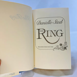 The Ring by Danielle Steele 1980 Delacorte Press Hardcover Historical