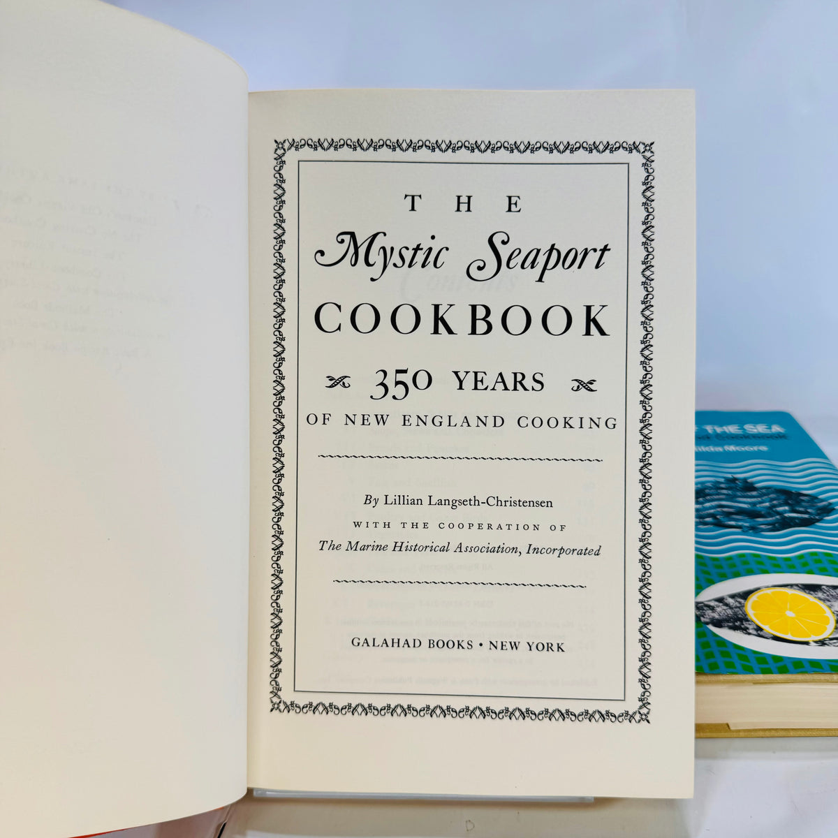 The Mystic Seaport & The Savor of the Sea Vintage Cookbooks