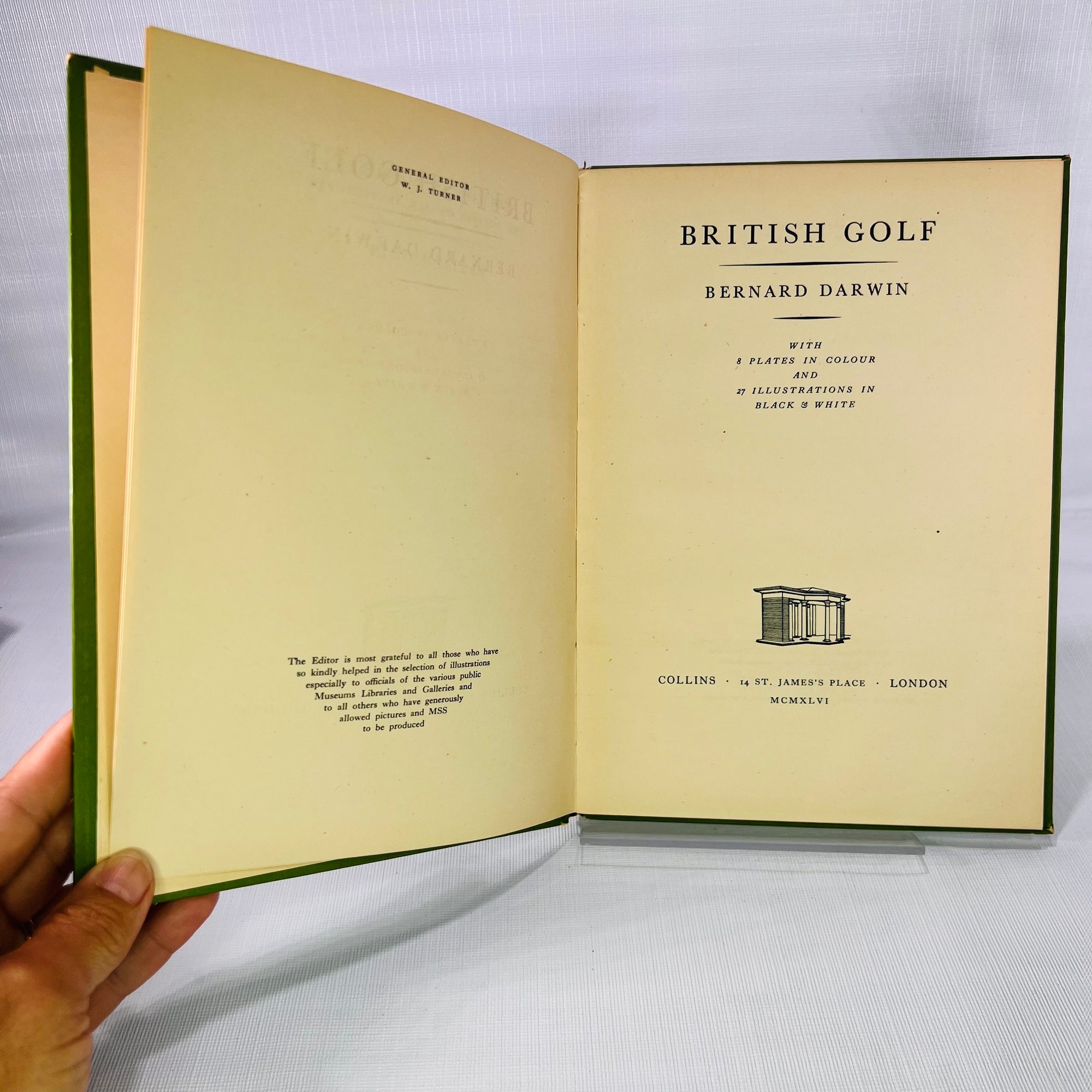 British Gold by Bernard Darwin 1946 Jarrold & Sons Ltd-Reading Vintage