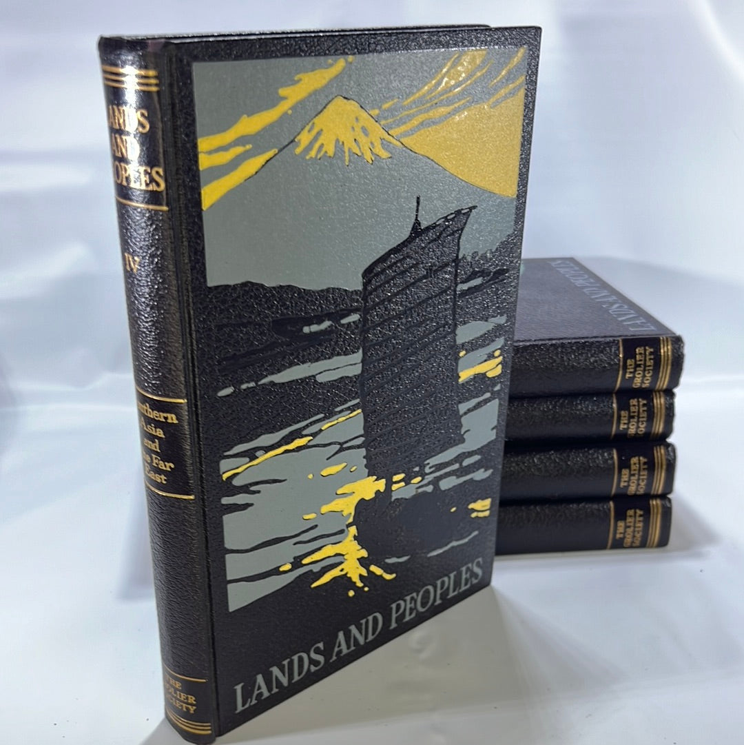 Lands and Peoples the World in Color Set of Five Helen Hynson Merrick (Editor)The Grolier Society 1951