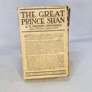 The Great Prince Shan E. Philips Oppenheim 1922 Little Brown and Company
