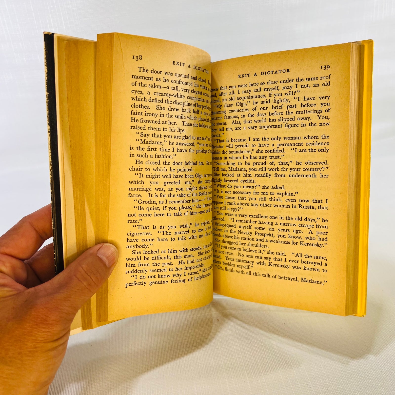 Exit a Dictator by E. Philips Oppenheim 1952 London Hodder and Stroughton
