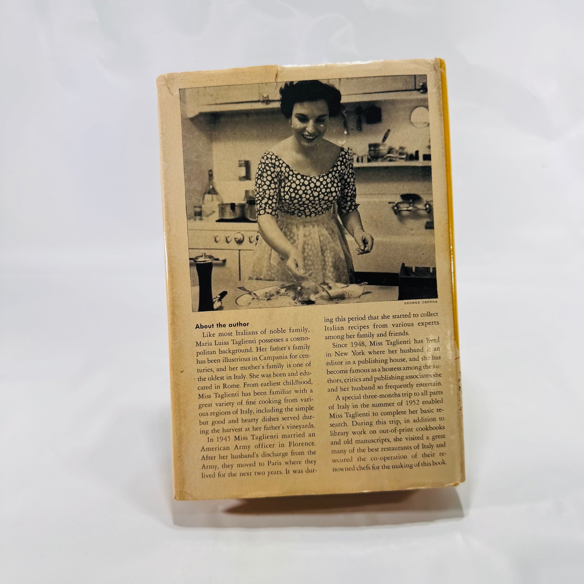 The Italian Cookbook by Maria Luisa Taglienti (1955), Vintage Hardcover Cookbook