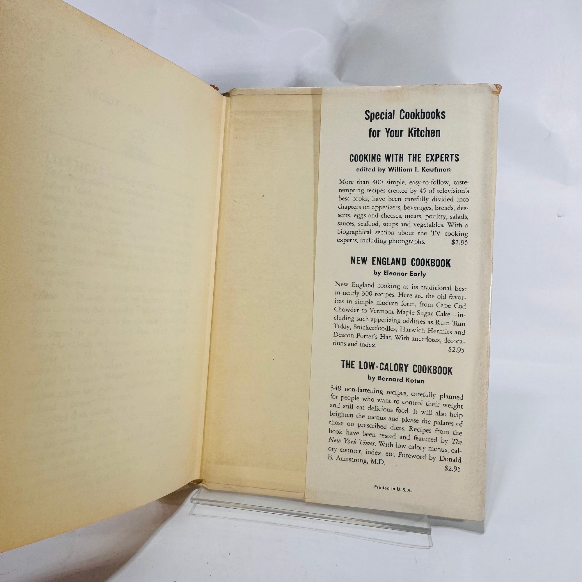 The Italian Cookbook by Maria Luisa Taglienti (1955), Vintage Hardcover Cookbook