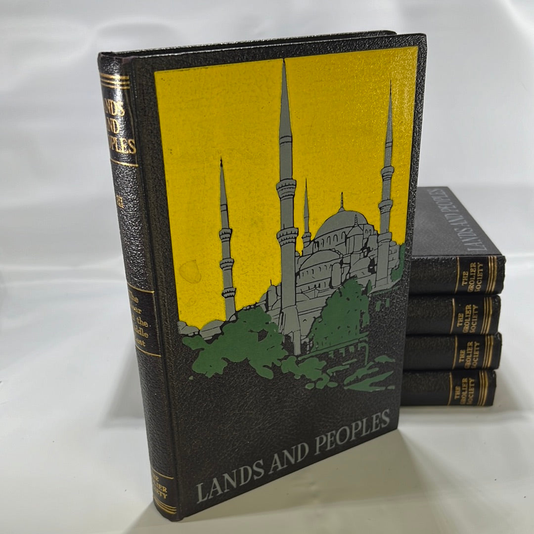 Lands and Peoples the World in Color Set of Five Helen Hynson Merrick (Editor)The Grolier Society 1951