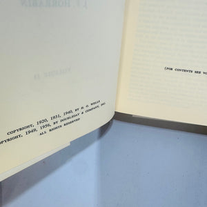 The Outline of History — H.G. Wells Two-Volume Set with Maps and Illustrations