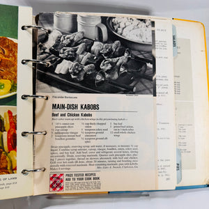Betty Crocker's New Picture Cookbook Five Ring Binder 1961 by General Mills Inc. as found