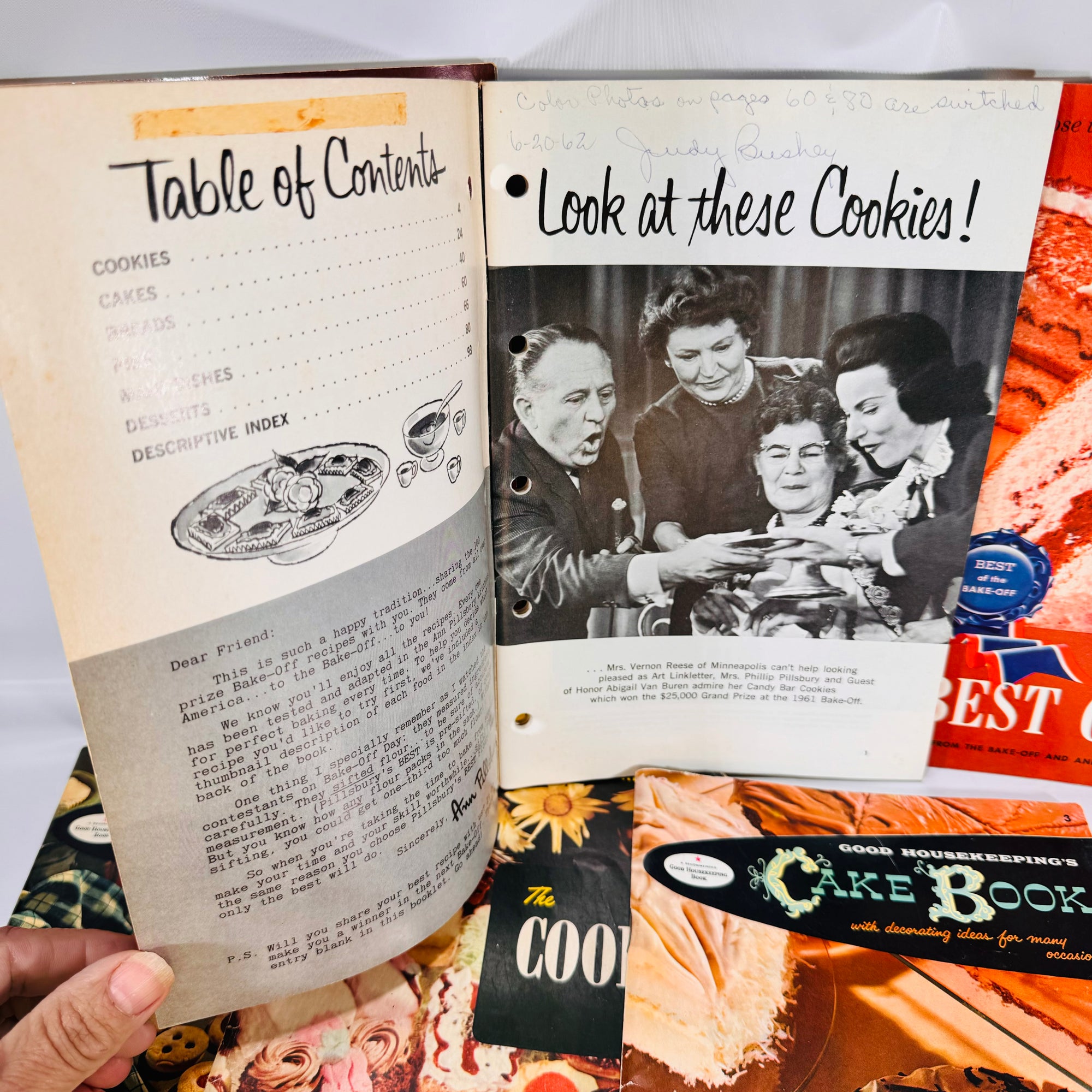 Vintage Cake & Cookie Recipe Pamphlets Pillsbury Good Housekeeping General Foods Kitchens and More