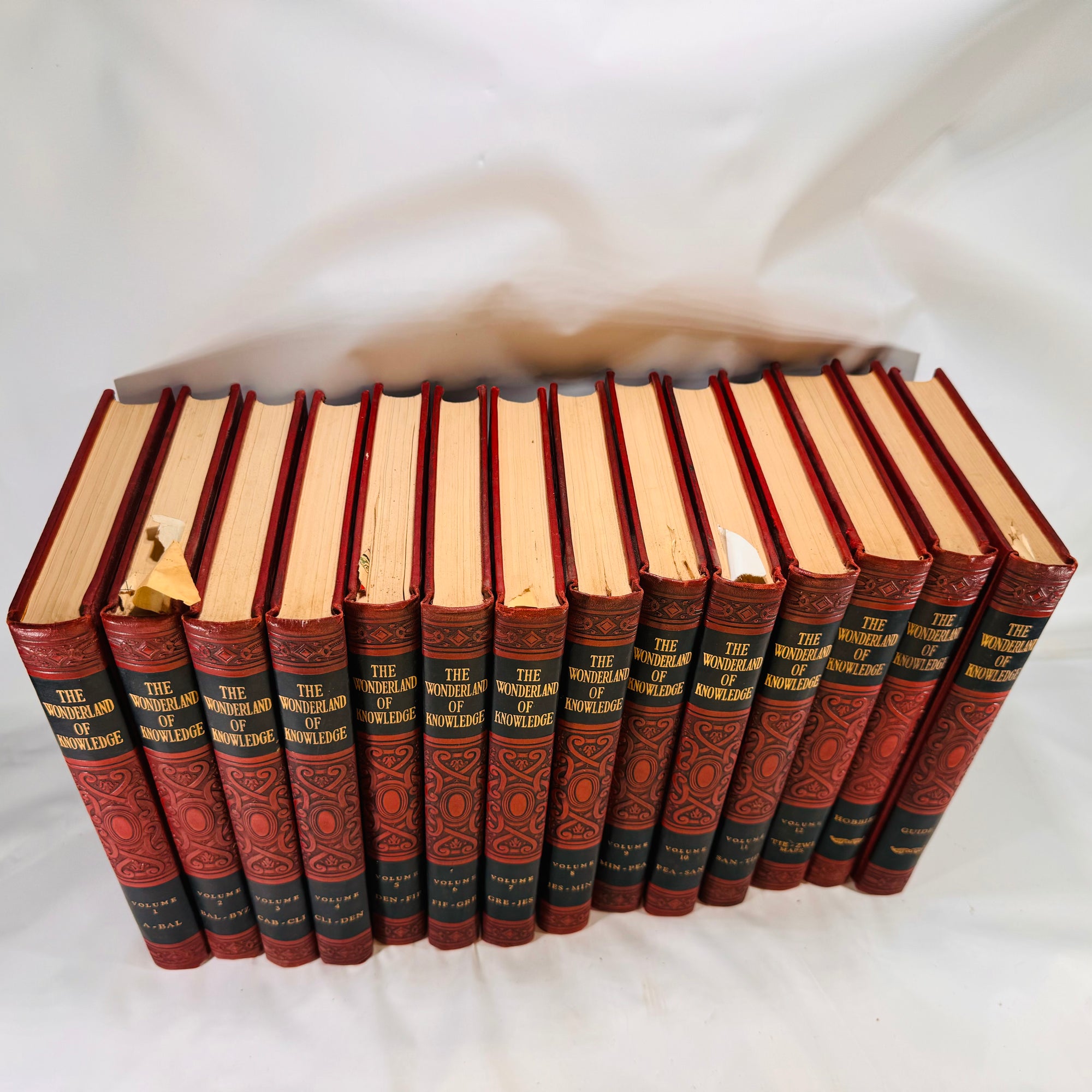 The Wonderland of Knowledge Pictorial Encyclopedia Set 1952 14 Volumes Wonderland of Knowledge Corp.