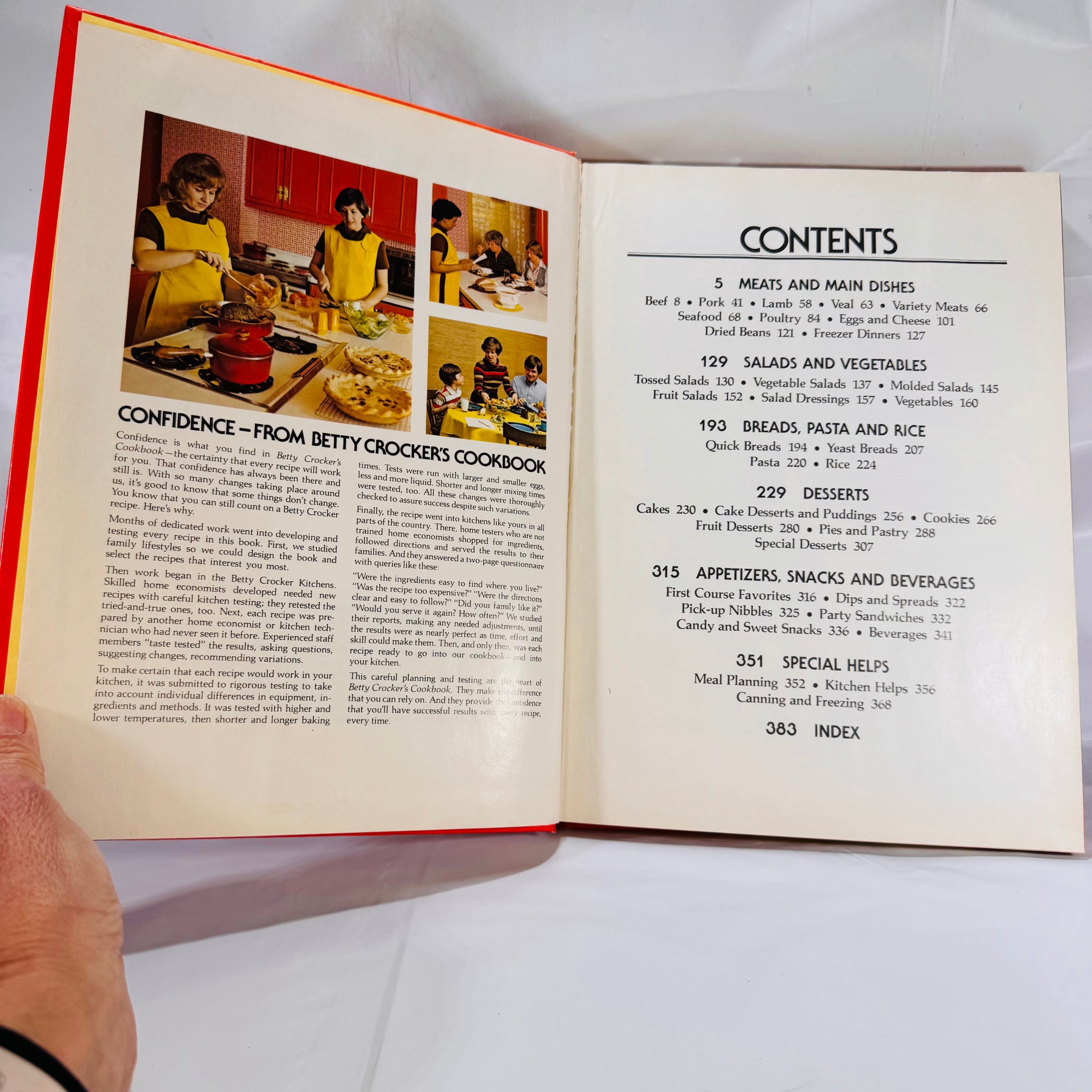 Betty Crocker Cookbook New and Revised Edition including Microwave 1983 General Mills Vintage Recipes Collectable