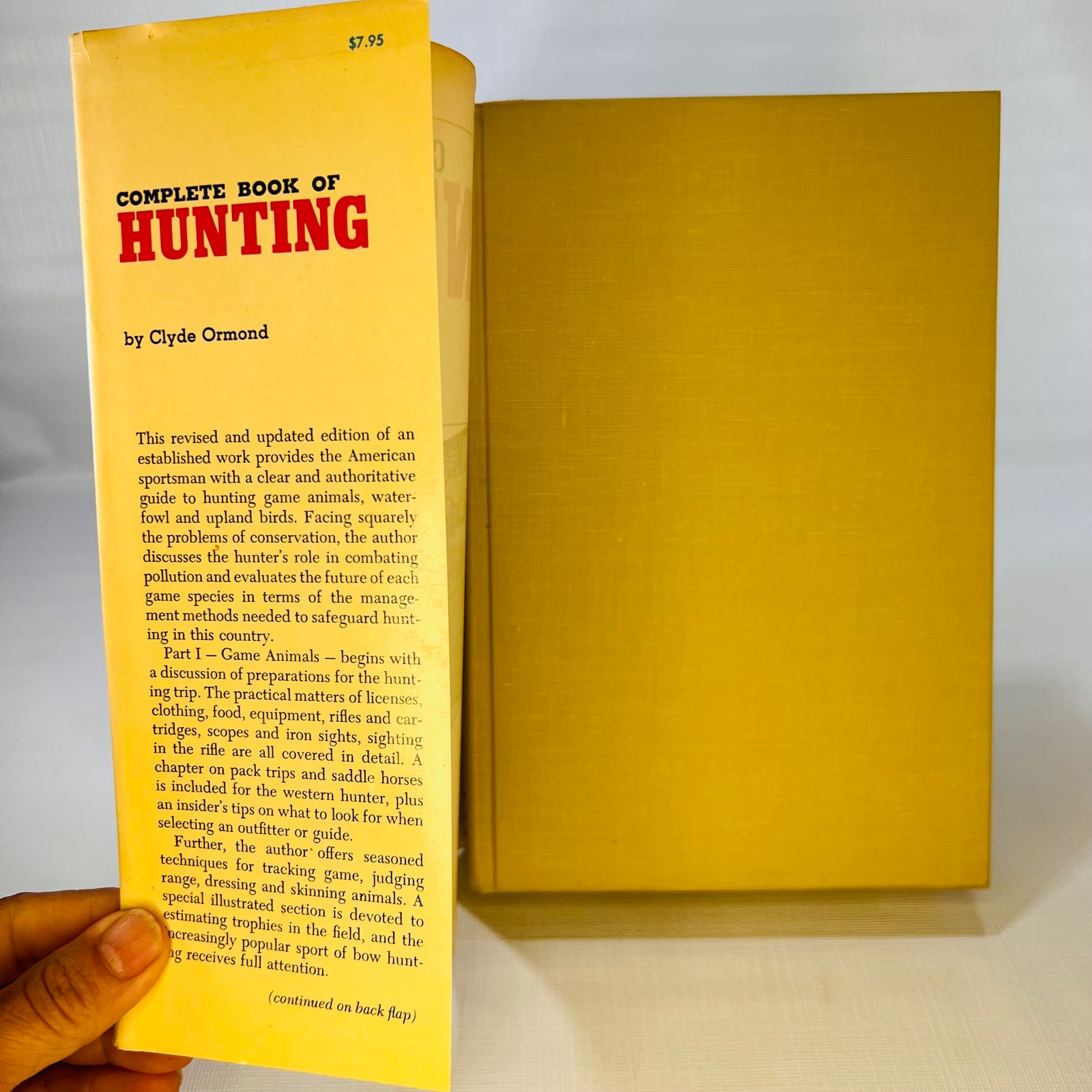 The Complete Book of Hunting by Clyde Ormond 1972 Outdoor Life