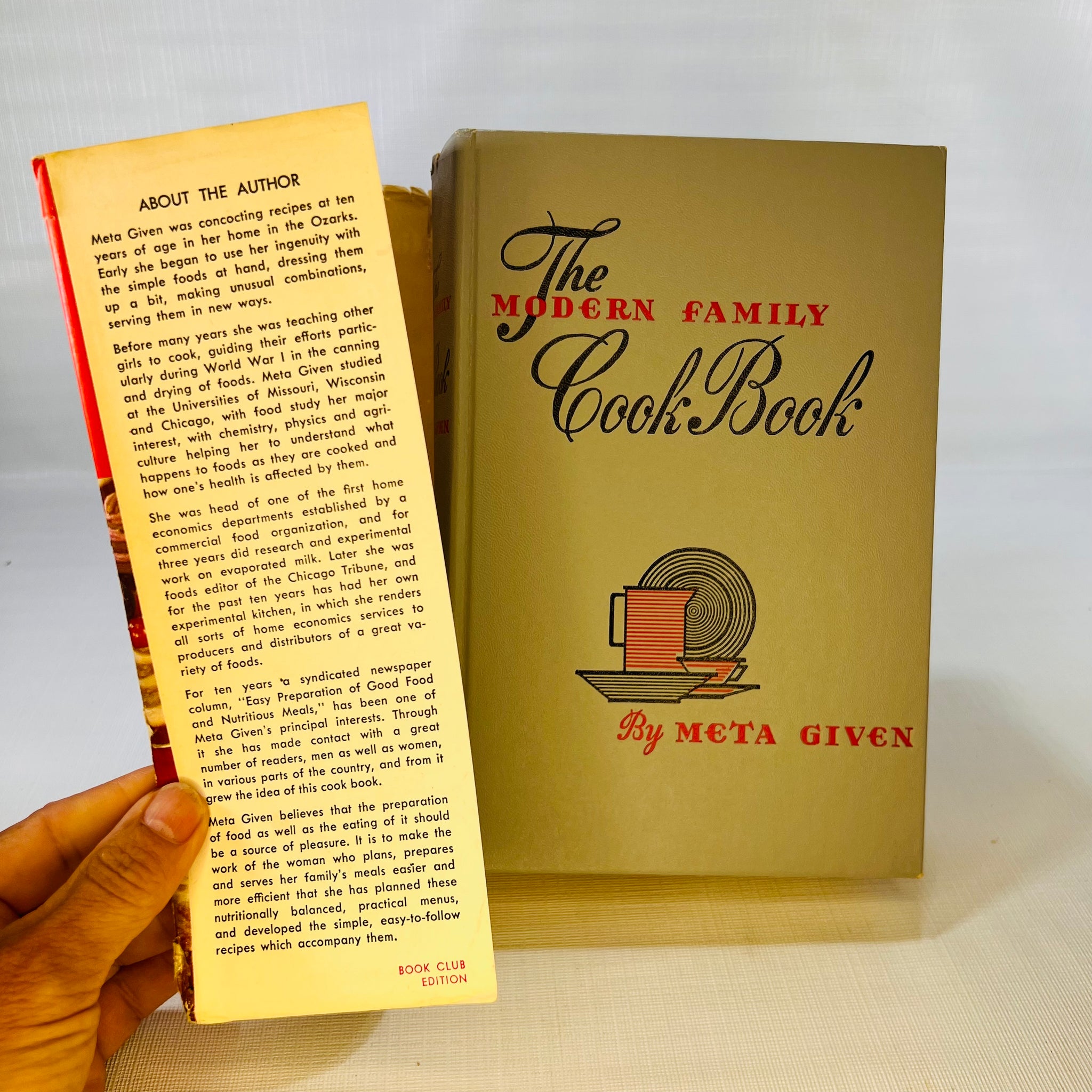 The Modern Family Cookbook by Meta Given 1961-Reading Vintage