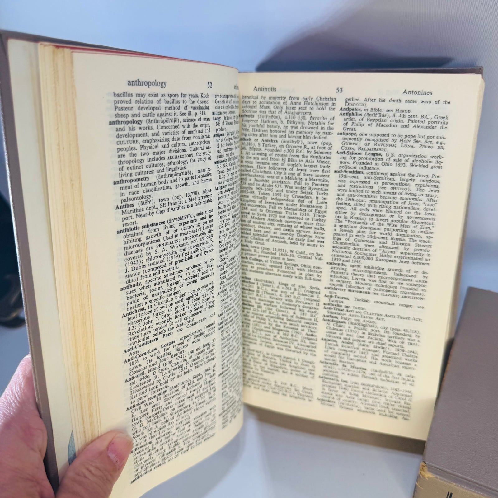 Columbia Viking Desk Encyclopedia 1953 — Complete Two Volume Set A-K L-Z