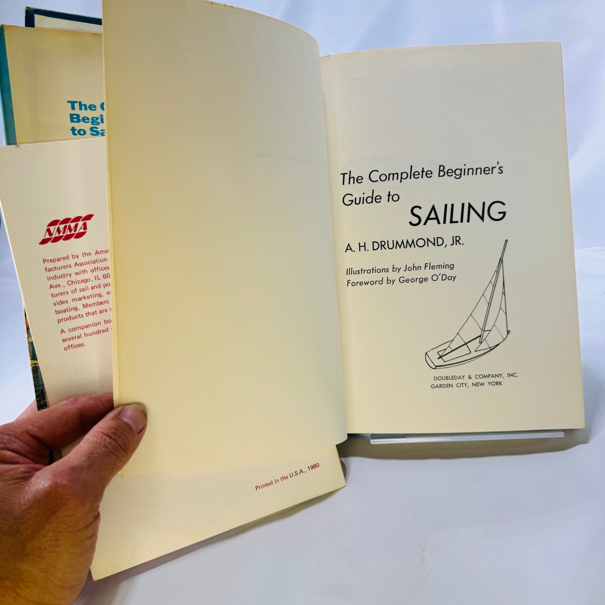 Beginner's Guide to Sailing A.H.Drummond, Jr 1971 Doubleday & Company