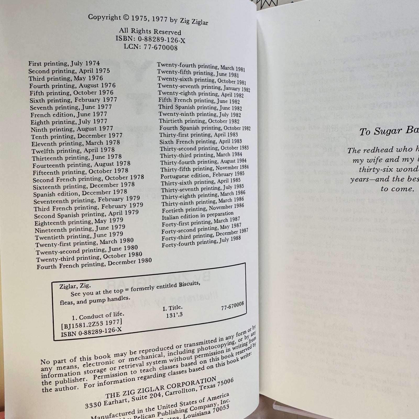 Two Vintage Zig Ziglar Hardcover Books: "See You At the Top" (1988) & "Secrets of Closing the Sale" (1984)