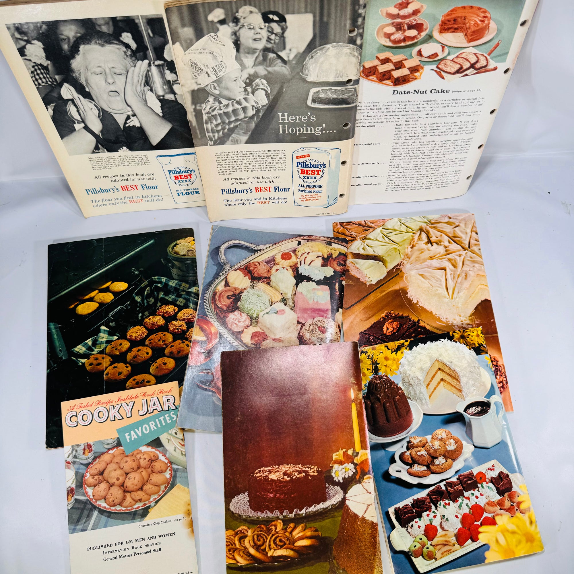 Vintage Cake & Cookie Recipe Pamphlets Pillsbury Good Housekeeping General Foods Kitchens and More