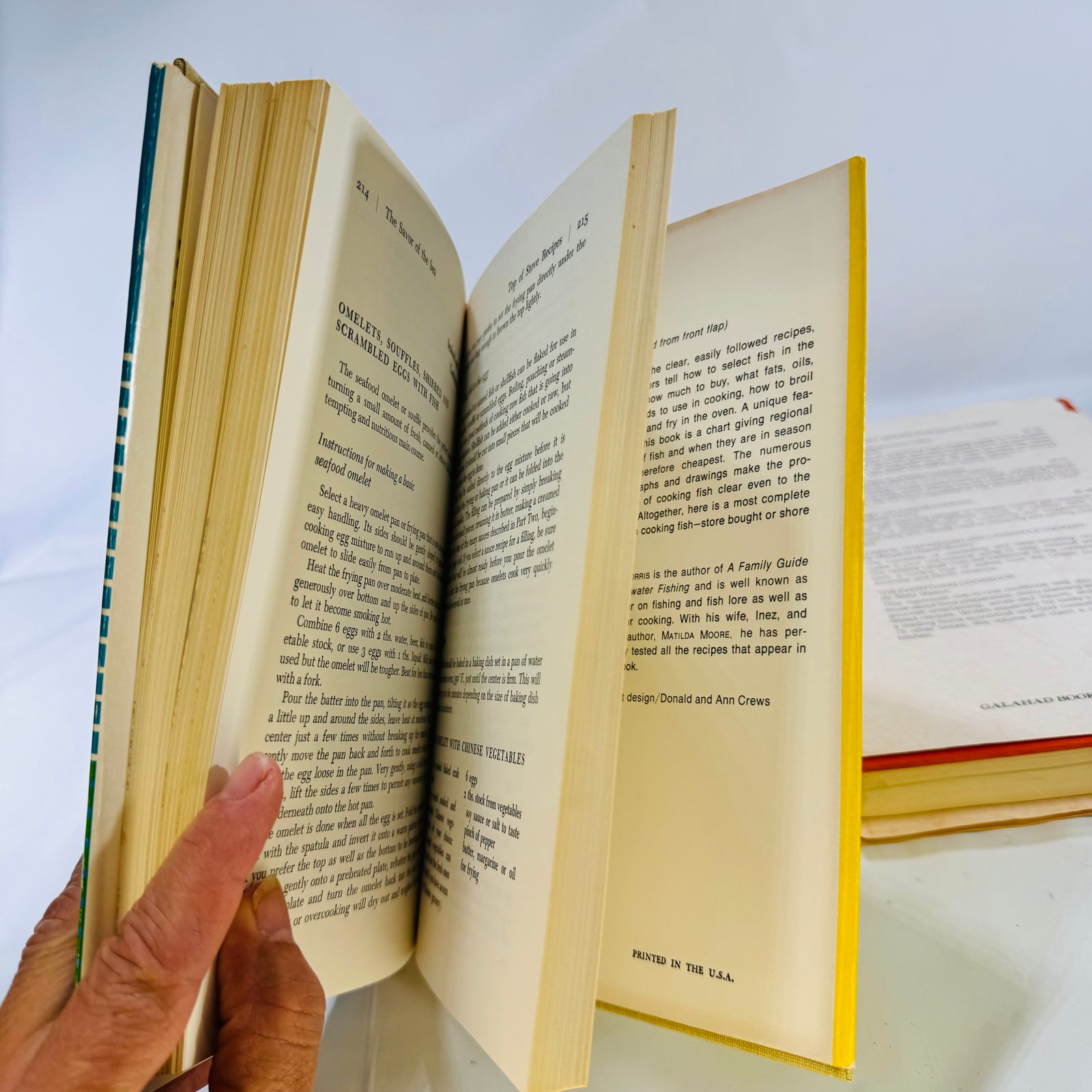 The Mystic Seaport & The Savor of the Sea Vintage Cookbooks